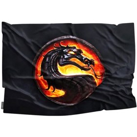 تصویر پرچم مورتال کمبت Mortal Kombat Logo 