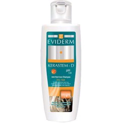 تصویر شامپو کراستم دی ضدریزش و تقویت کننده موهای خشک اویدرم 250 میلی لیتر Eviderm Kerastem D Shampoo 250 ml