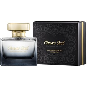 تصویر ادکلن زنانه مدل Classic Oud حجم 100 میل نیوبرند New brand women's cologne, Classic Oud model, volume 100 ml