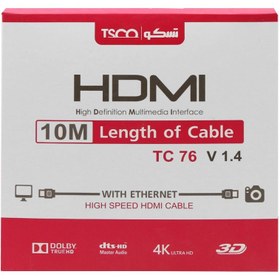 تصویر کابل HDMI تسکو 10 متری 