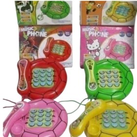 تصویر تلفن باطری خور فوتبالی 