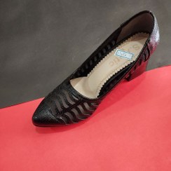 تصویر کفش مجلسی زنانه طرح توری 