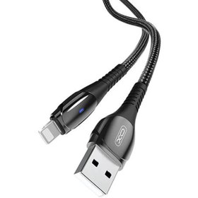 تصویر کابل شارژ سریع یواس‌بی به لایتنینگ به طول یک متر ایکس‌او XO Smart Chipset Auto Power-off USB Cable for lightning NB145 