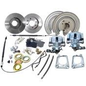 تصویر پک کامل قطعات تبدیل اکسل کاسه ای به دیسکی ELX (بهمراه کالیپر) اسیا اصل 