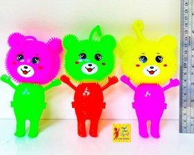 تصویر پک عمده کارتنی یویو خرسی چراغدار و سوت دار 360عددی 