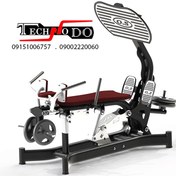 تصویر دستگاه پرس پا خوابیده متحرک وزنه آزاد Free weight movable lying leg press machine