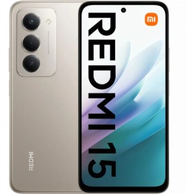 تصویر گوشی موبایل شیائومی مدل Redmi 15 4G دو سیم کارت ظرفیت 256 گیگابایت و رم 8 گیگابایت - خاکستری 