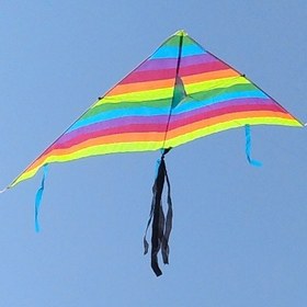 تصویر کایت رنگین کمان 140سانتی متری Rainbow kite
