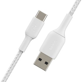 تصویر کابل تبدیل USB به USB-C بلکین مدل CAB002bt1MWH طول 1 متر | سفید | گارانتی 12 ماهه پوزیترون کابل تبدیل