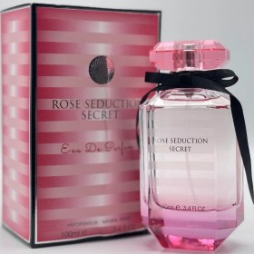 تصویر ادکلن زنانه ویکتوریا سکرت فراگرنس ورد مدلFragrance World Rose Seduction Secret | Rose Seduction Secret ادکلن زنانه Rose Seduction Secret برند فراگرنس ورد حجم 100 میلی لیتر