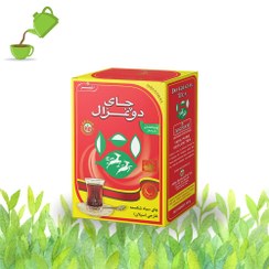 تصویر چای دوغزال ساده شیرنشان چای خالص سبلان500گرم چای دوغزال 500 یک عددی