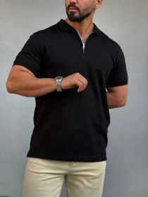 تصویر تیشرت نیم زیپ 