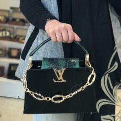 تصویر کیف زنانه لویی ویتون ورنی وارداتی کد 88 