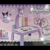 تصویر بازی آموزشی مدل میز نقاشی پروژکتوردار طرح زرافه کد 222-6 