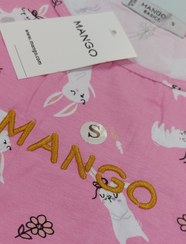 تصویر تیشرت نخی زنانه منگو طرح دار - اسمال S / ۱۵۵۰۰۰ T-shirt Mango