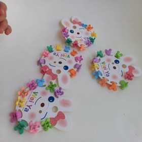 تصویر مینی کلیپس شمعی رنگی 