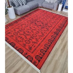 تصویر فرش چاپی سنتی قشقایی کد U452 