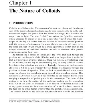 خرید و قیمت دانلود کتاب Colloids and Interfaces with Surfactants and ...