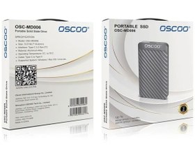 تصویر اس اس دی اکسترنال اوسکو (MD006 (Oscoo ظرفیت 2 ترابایت OSCOO MD006M 2TB external Solid State Drive