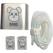 تصویر محافظ فانتزی مخصوص شارژر 25 وات سامسونگ طرح KAWS 