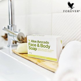 تصویر صابون جامد آووکادو فوراور ALOE AVOCADO FACE AND BODY SOAP