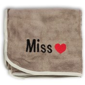 تصویر حوله اسپرت زنانه طرح Miss Love کد 10326 
