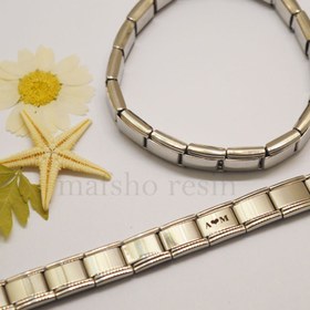 تصویر دستبند چارم ایتالیایی با حک متن یا عکس دلخواه 