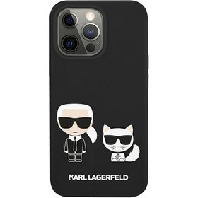 تصویر کاور آیفون 13 پرو مدل 101 کارل لاگرفلد برند CG Mobile Apple iPhone 13 Pro CG Mobile 101 KARL LAGERFELD Back Cover