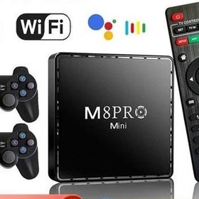 تصویر اندروید باکس و گیم استیک MM pro 