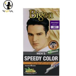 تصویر کیت رنگ موی سریع مردانه بیگن شماره 101 رنگ natural black 
