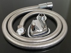 تصویر شلنگ توالت گلسا مدل ABS کروم 