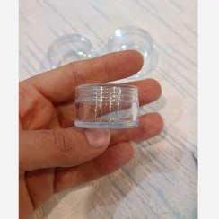 تصویر قوطی کرم کریستال ۵ گرمی گرد شفاف 