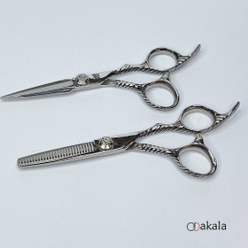 تصویر ست قیچی صیام مدل A-B5 (5.5اینچ) Siam Scissors Model A-B5 (5.5 inches)
