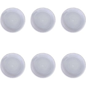 تصویر زیرگلدانی مدل پلاستیکی 12.5cm بسته 6عددی 