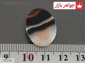 تصویر نگین عقیق سلیمانی جذاب کد 132258 