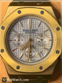 تصویر ساعت ای پی سه موتوره گلد کرنوگراف Audemars Piguet 