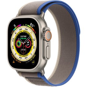 تصویر ساعت هوشمند اپل سری اولترا  49 میلی متری با بند تریل Apple Watch Ultra Titanium Case with Trail Loop 49mm