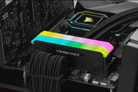 تصویر رم کورسیر VENGEANCE RGB RS 32GB (16GBx2) 3200MHz CL16 Corsair VENGEANCE RGB RS 32GB 16GBx2 3200MHz CL16 DDR4 Memory