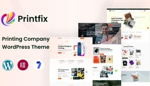 تصویر Printfix پرینتفیکس قالب شرکت خدمات پرینت و چاپ وردپرس 