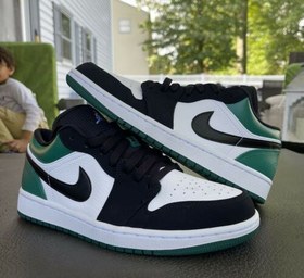 Jordan 1 low outlet mystic green