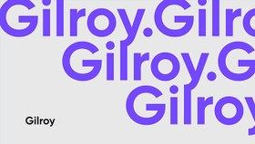 تصویر فونت انگلیسی gilroy 