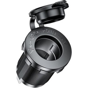 تصویر سوکت مادگی فندکی خودرو مدل پنلی 