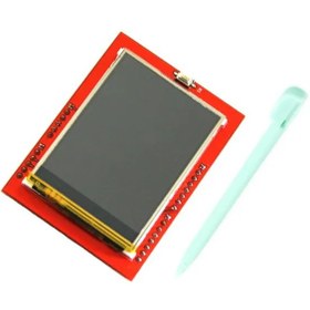تصویر شیلد و ماژول نمایشگر لمسی 2.4 اینچ آردوینو UNO ا 2.4-inch Arduino UNO touch screen shield and module 2.4-inch Arduino UNO touch screen shield and module