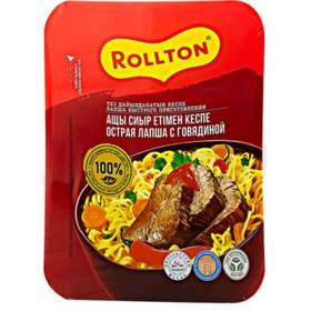 تصویر نودل رولتون Rollton با طعم گوشت گاو تند 90 گرم 