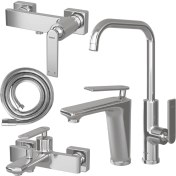 تصویر ست شیرآلات کسری مدل آمازون 