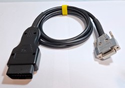 تصویر کابل OBD-II دیاگ موتور آزما با کانکتور صنعتی MotorAzma cable