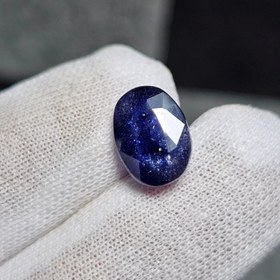 تصویر نگین سنگ یاقوت کبود معدنی کد 36900 