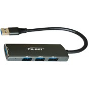 تصویر هاب 4 پورت USB3 برند D-NET مدل DT430 