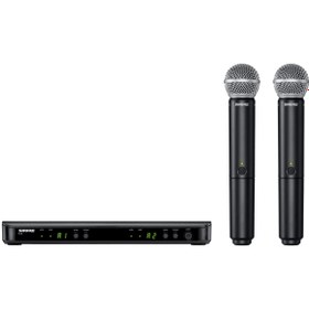 تصویر میکروفون دستی بی سیم شور مدل BLX288/PG58 BLX288-PG58 SHURE Wireless Handheld Microphone