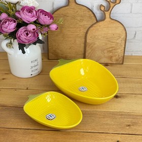 تصویر ذرت گود جنس سرامیک قابل استفاده فر و مایکروفر